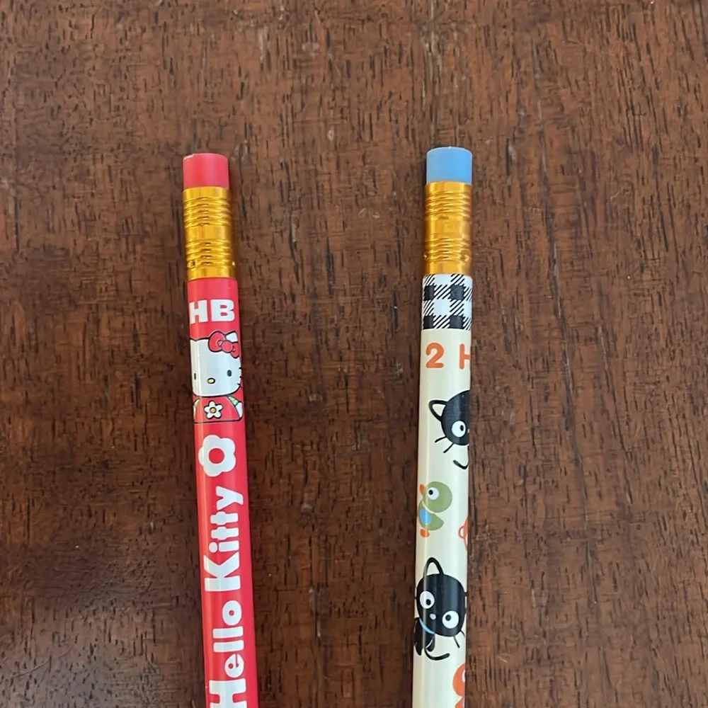 Sanrio Hello Kitty Pencils with Eraser Set